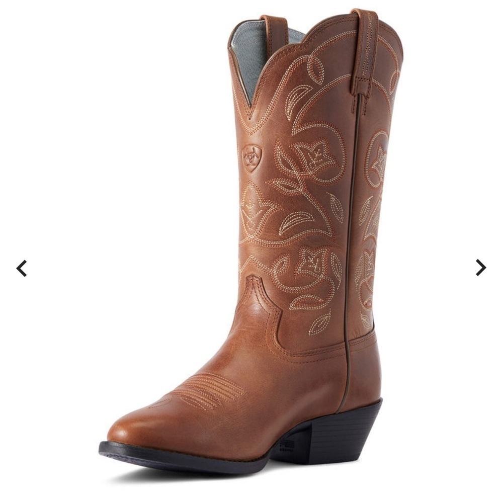 𝅺ARIAT Heritage R Toe Western Boot Size 7